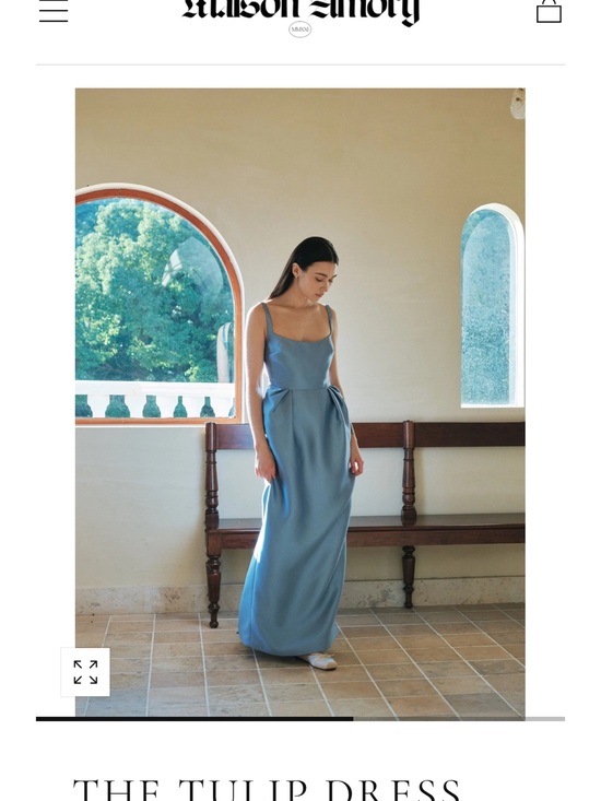 Maison Amory Dresses & Skirts - Maison Amory Tulip Dress in French Blue